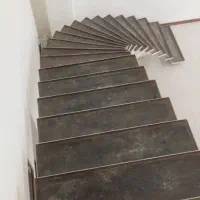 طراحی اجرا انواع پله گرد فلزی بتنی نما