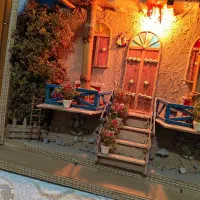 تابلو سه بعدی خانه روستایی سنتی دستساز|تابلو، نقاشی، عکس|تهران, تهرانپارس شرقی|دیوار