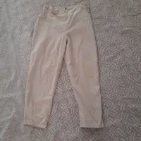 شلوار کرم رنگ جنس بنگال