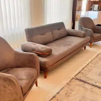 مبل قهوه ای نو ارزان