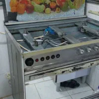 گاز فر دار ۵ شعله|اجاق گاز و لوازم برقی پختوپز|کرمانشاه, |دیوار
