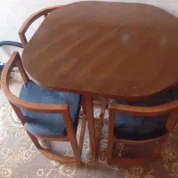 میز ناهار خوری چهار نفره کم جا