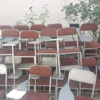 صندلی بازودار نیمکت ۷۰ عدد بالش دار مدرسه