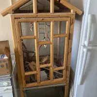 قفس پرنده دست ساز چوبی