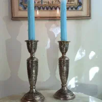 شمعدان قدیمی برنجی