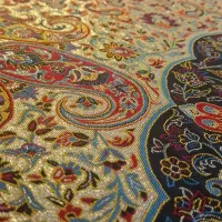 رومیزی مربع ترمه هاشمی یزد