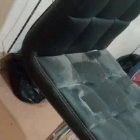 صندلی جک دار چرم مشکی|صندلی و نیمکت|زاهدان, |دیوار