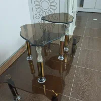 جلو مبلی شیشه ای