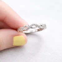 انگشتر استیل طرح بینهایت