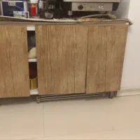 کابینت 3 درب فلزی درب ام دی اف mdf