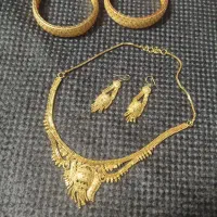 سرویس طلا هندی اصل دوتا تک پوش سایز 3