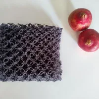 شال کاموایی رینگی قلاب بافی کار دست