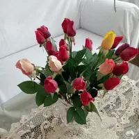 گل رز|گل مصنوعی|تبریز, |دیوار