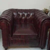 مبل چستر چرمی. در حد نو|مبلمان خانگی و میز عسلی|تهران, سلسبیل شمالی|دیوار