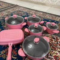 سرویس قابلمه گرانیت ۱۲پارچه pmtترک‌