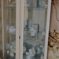 بوفه چراغ دار پشت آینه نو