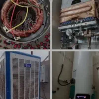سرویس کولر آبی سیم پیچی لوله کشی پکیج شیرآلات ا