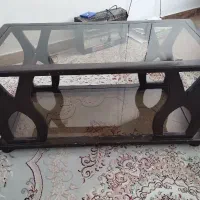 میز عسلی چوبی و شیشه ای|مبلمان خانگی و میز عسلی|اردبیل, |دیوار