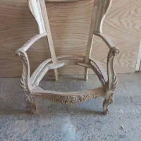 مبل خام منبت کاری شده با چوب راش ایرانی|مبلمان خانگی و میز عسلی|گرگان, |دیوار