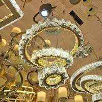 لوستر کریستالی طرح آتنا برند مدرن