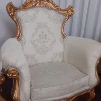 مبل سلطنتی ۹ نفره دسته متکایی