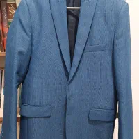 کت شلوار آبی