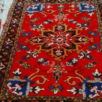 فرش ذرنیم‌ تازه از دار افتاده هریس|فرش|تبریز, |دیوار