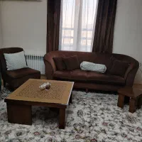 فروش مبل ۸نفره با ست میز ناهارخوری ۶نفره