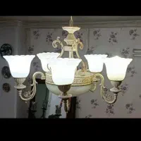 ۲ عدد لوستر سالم در حد نو