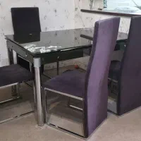 میز ناهار خوری استیل