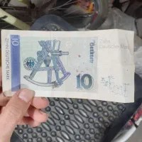 اسکناس کلکسیونی اصل آلمان 10 مارک|کلکسیون سکه، تمبر، اسکناس|گرگان, |دیوار