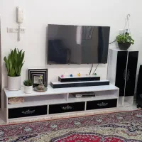 میز تلویزیون ام دی اف هایگلاس