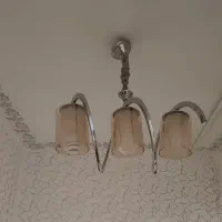 لوستر سه تایی و دو تایی استیل کاملا نو|لوستر و چراغ آویز|هشتگرد, شهرک ریحانه|دیوار