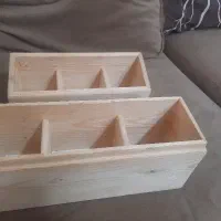 دو عدد جعبه تقسیم چوبی