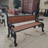 نیمکت و سطل زباله پارکی و ویلایی فولادی و چوبی