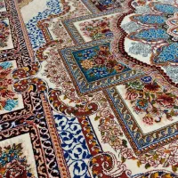 یک جفت فرش ۹ متری ۷۰۰ شانه نقشه حوض نقره در حد نو|فرش|اصفهان, خواجو|دیوار