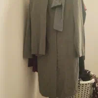 مانتو شلوار زنانه اداری جنس نخی نرم وکیفیت خوب