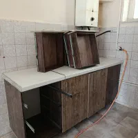 ست کابینت ( های گلاس) کارکرده|مصالح و تجهیزات ساختمان|مشهد, رباط طرق|دیوار