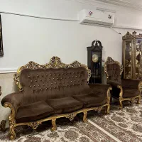 مبل استیل ۶ مبل ۹ نفره|مبلمان خانگی و میز عسلی|قم, زنبیل آباد|دیوار