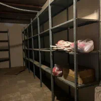 قفسه دست دوم با ورق زخیم|کتابخانه، شلف، قفسه‌های دیواری|احمدآبادمستوفی, |دیوار