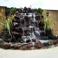 اجرای سنگ تاوه کف و نما و تزئینات باغ وویلا|خدمات پیشه و مهارت|گلمکان, |دیوار