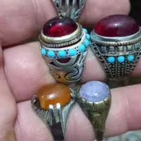 ۵ تا انگشتر قدیمی یکجا
