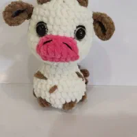 عروسک گاوی مخملی