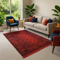 فرش قرمز اصیل، جلوه‌ای مدرن در خانه شما ۴و۶و۹ متری