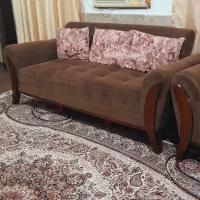 مبلمان هفت نفره کاملا سالم با جلو مبلی