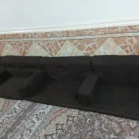 قنفه ۵تا با پشتی و متکای کوچک قنفه فقط شستن می خو|مبلمان خانگی و میز عسلی|سوسنگرد, |دیوار