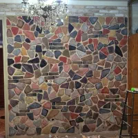 سنگ ورقه ای سنگ فرش سنگ لاشه  سنگ نما سنگ طبیعی|عمده‌فروشی|اردبیل, |دیوار