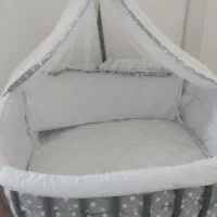 تخت گهواره کنارمادر نو|تخت و صندلی بچه|ساوه, |دیوار