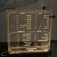 تابلو فروشگاه ، حروف برجسته ، کافی شاپ منو