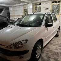 206 سفید مدل 1400|خودرو سواری و وانت|رشت, معلم|دیوار